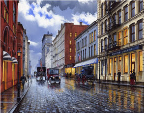 Original NYC oil art paintings by JANET TERNOFF - New York, USA