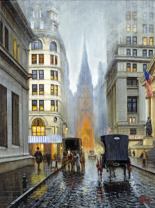 Original NYC oil art paintings by JANET TERNOFF - New York, USA